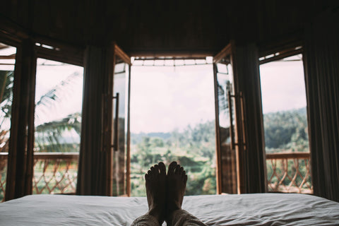 Tropical bedroom style