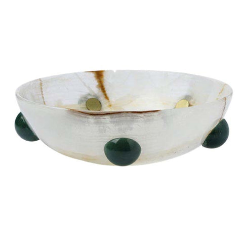 Onyx centerpiece with spheres