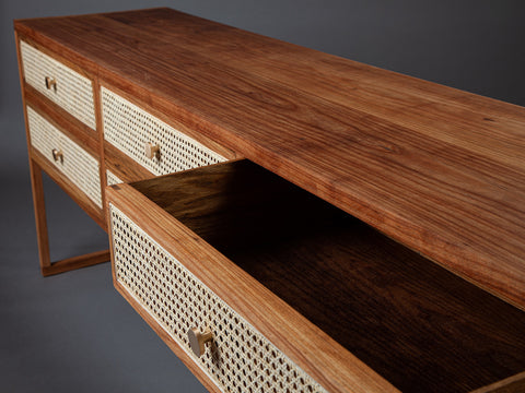 Square chest of drawers