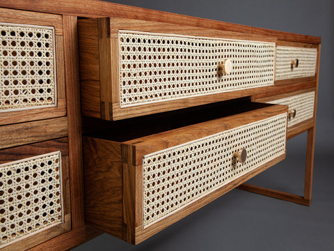 Square chest of drawers