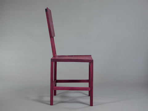 Simple purpleheart chair