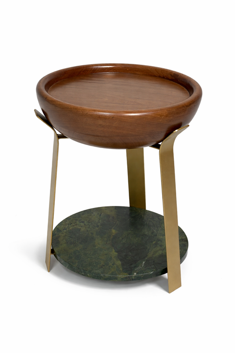 Art deco tropical side table