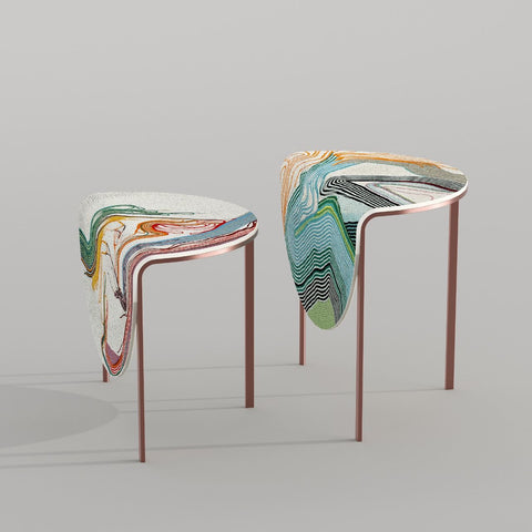 Cascata side tables