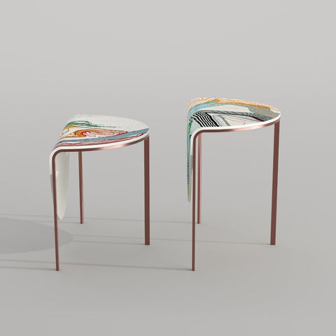 Cascata side tables