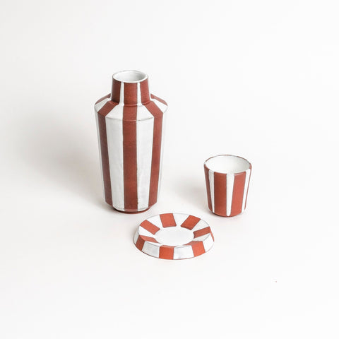 Chanfro Striped Water Carafe